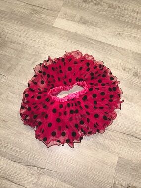 Girls Pink Polka Dot Tulle Tutu Skirt by Princess Expressions
